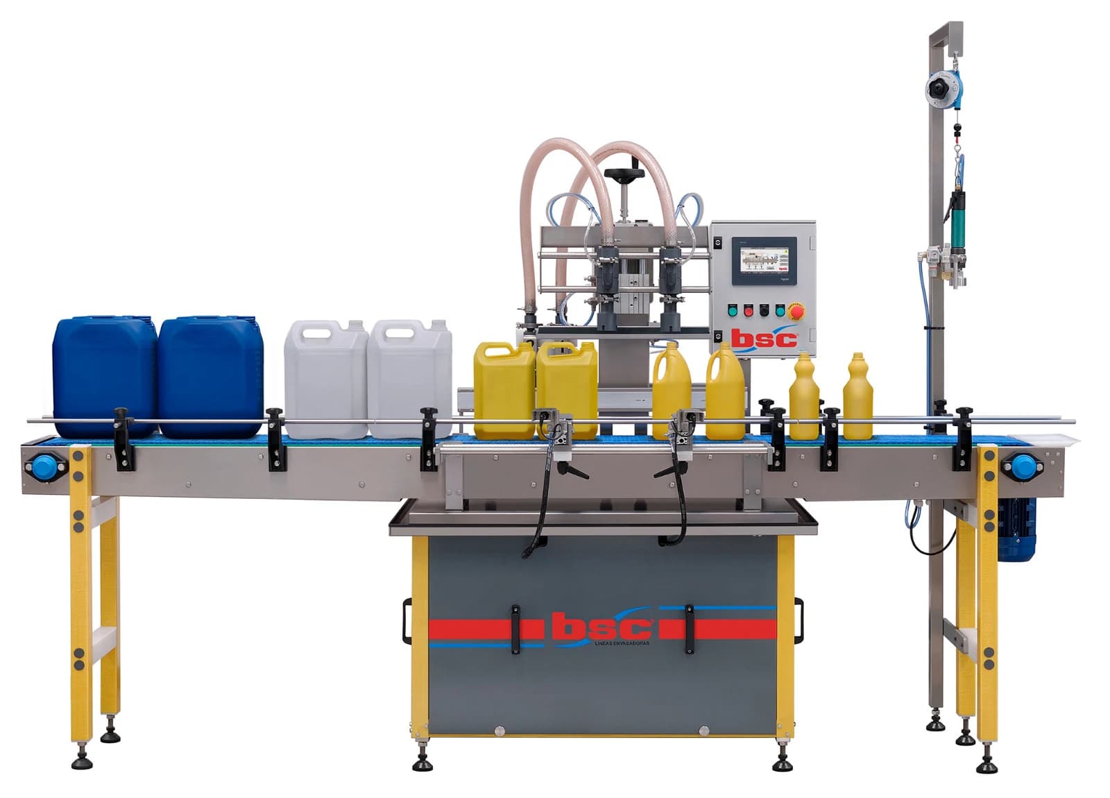 Filler for corrosive products